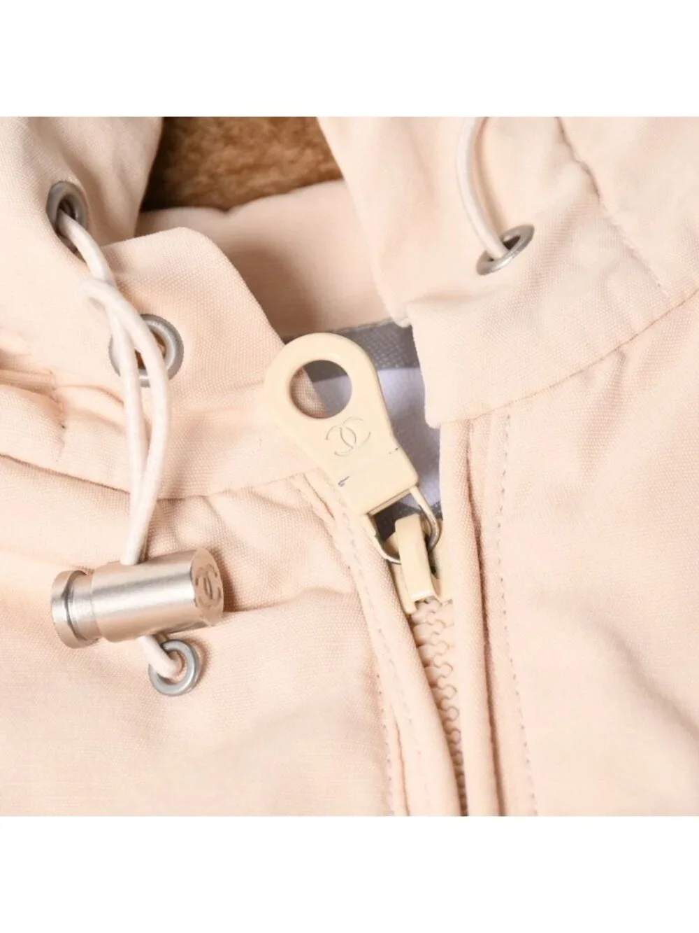 Chanel Sports Line Anorak Jacket Half Zip Multicolor